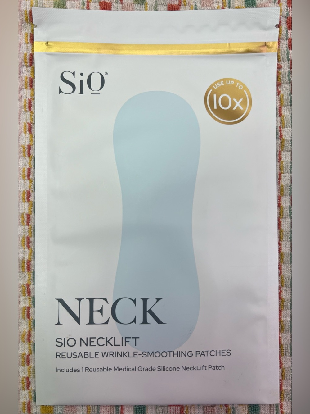 SiO NeckLift Reusable Silicone Neck Patch
